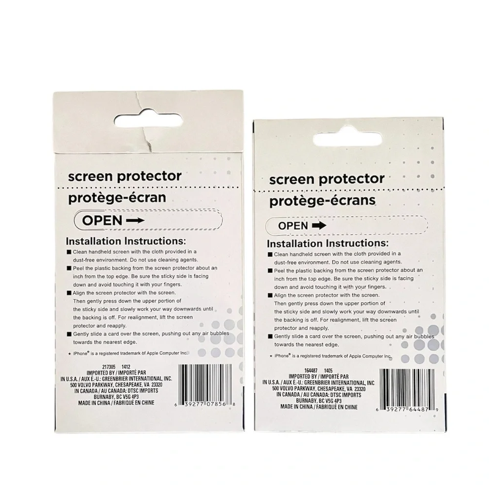 Clear Screen Protector Pack for iPhone 5 / 5S / 5C - Pack of 4 - Picture 2 of 7